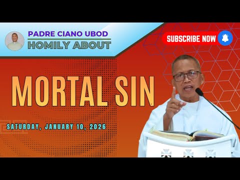 Fr. Ciano Homily about MORTAL SIN - 1/10/2026