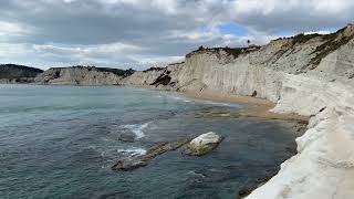 Scala Dei Turchi - Sicily Beach  Walk  4K 🇮🇹