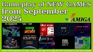Gameplay of New Amiga Games from September 2024