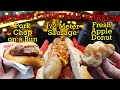 Delicious Food in a German Christmas Market - Christmas Abroad