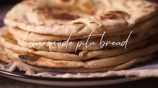 [ASMR] Shawarma Bread / Pita bread - PAN & OVEN method
