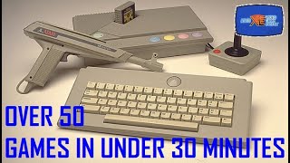 Over 50 Atari XE Games System Games In Under 30 Minutes