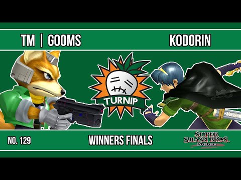 Turnip #129 - TM | Gooms (Fox) VS  KoDoRiN (Marth) - SSBM - Winners Finals