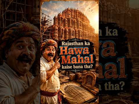 What is the history behind Rajasthan Hawa Mahal? #historyfacts #storytelling #hawamahal #rajasthan