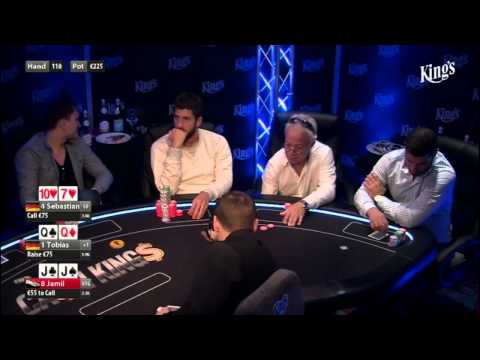 CASH KINGS E44 2/2 - DE - NLH 5/10 ante 5 - Live cash game poker show