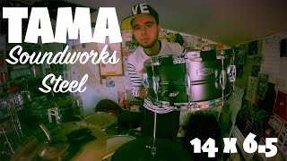 Video thumbnail for TAMA Soundworks Steel Snare Drum 14x6.5 (Testing with my SetUp) by Lorenzo Cozzarini