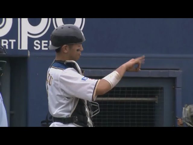 【ファーム】強肩発動!! ファイターズ・清水がストライク送球で盗塁阻止!! 2017/8/1 F-E(ファーム)