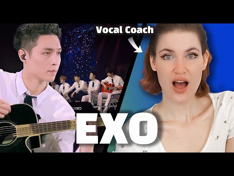 Vocal Coach FIRST TIME Reaction to EXO - Acoustic Medley ...so excited about THE vocal kings!!