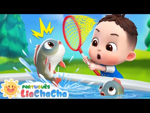 LiaChaCha em Português ☀️ Eu Peguei Um Peixe Vivo | Música Infantil & Canção de Números