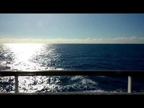 Relaxing sea from cruise - 2 HOURS - with music - HD - Chromecast screensaver