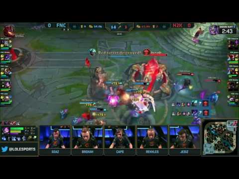 EU LCS Week 4: Fnatic vs H2K Highlights