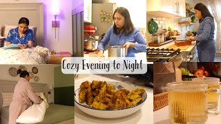 Cozy Evening to Night Vlog - Simple dinner / Study Time / Night Ritual