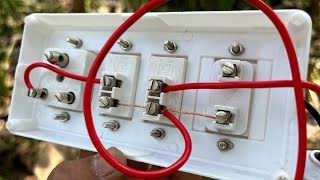 Indicator + 2Switches + Socket Board wiring 😇 |