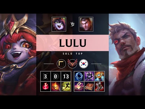 Lulu Top vs Jayce - KR Grandmaster Patch 25.19