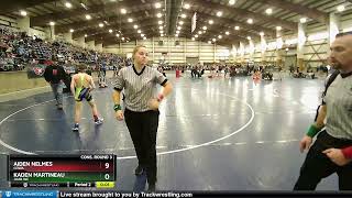 87 Lbs Cons. Round 3 - Aiden Nelmes, COWA Vs Kaden Martineau, Juab WC 596e