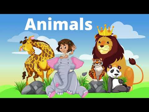 Let's Learn Animals Names and Their Pronunciation - English Language Learning