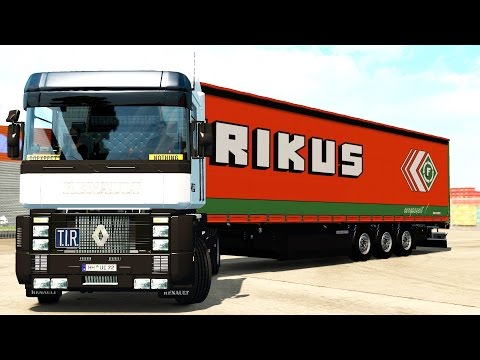 ETS 2 1.25 RusMap v1.6.3 Renault Magnum  Babruysk - Vitebsk