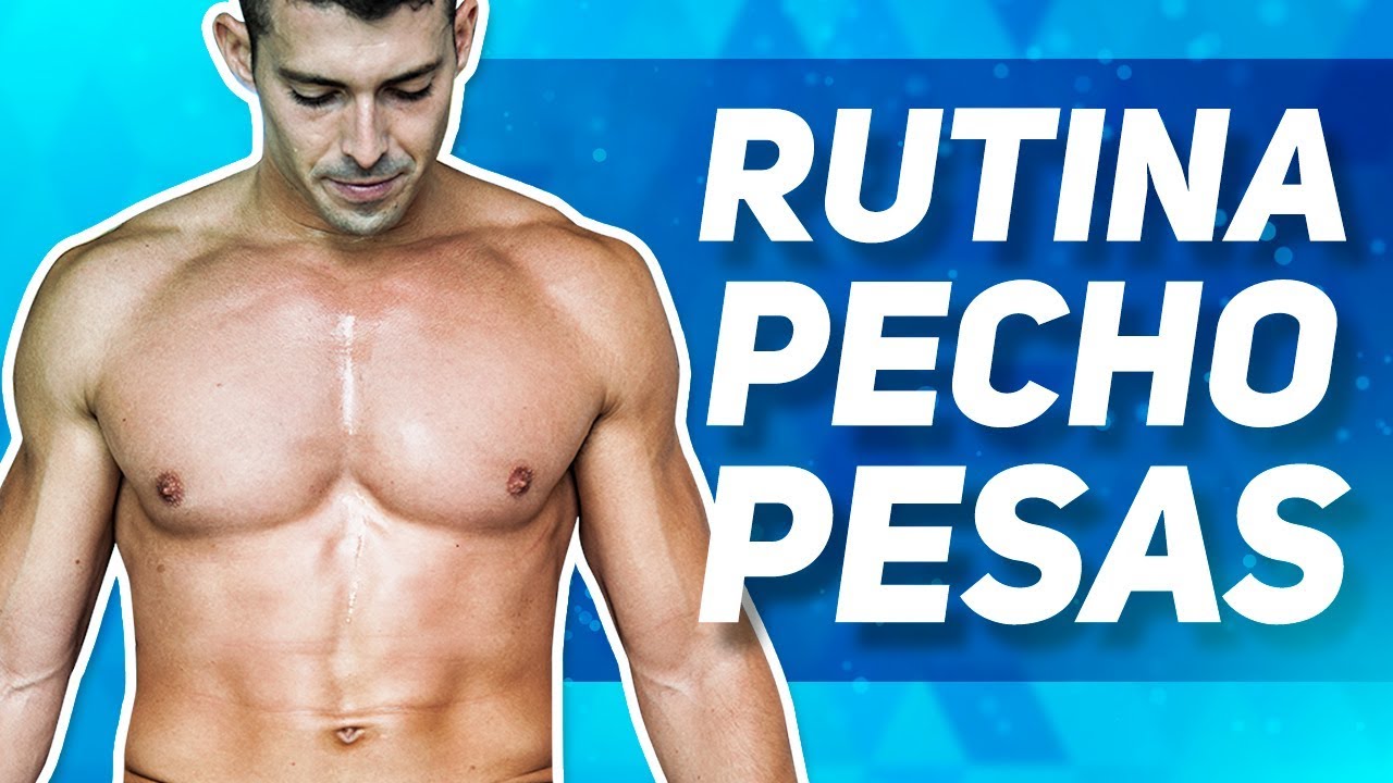 RUTINA DE PECHO CON MANCUERNAS - Pectorales en casa