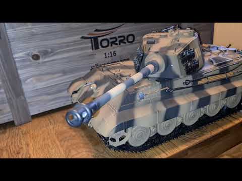 Torro Königstiger ,1:16,New Modell 2021,IR Rauch vom panzer Depot. de