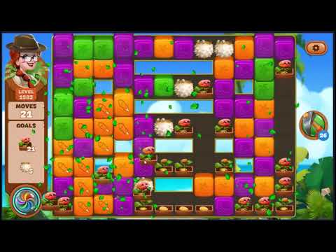 Lost Island Blast Adventure Level 1583 - NO BOOSTERS 🏝️ | SKILLGAMING ✔️