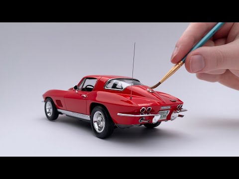 CHEVROLET CORVETTE STINGRAY - 1/25 Scale Model Car FULL BUILD