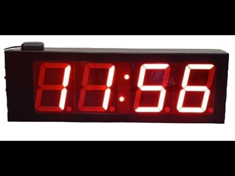 Gps digital clock (4 inch, 4 digit), 4.3 inch