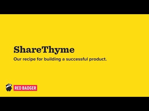 Red Badger launches ShareThyme – an innovative new platform