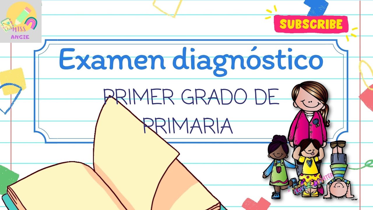 Examen Diagnóstico PRIMER GRADO DE PRIMARIA | ¿Qué debe saber un niño de 5 años|