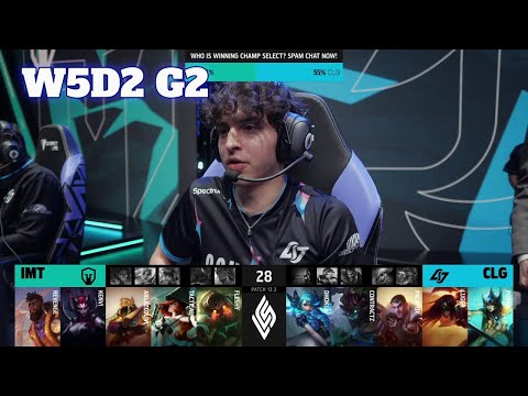 IMT vs CLG | Week 5 Day 2 S13 LCS Spring 2023 | Immortals vs CLG W5D2 Full Game