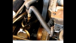 How to replace the serpentine drive belt on a 3.0L Dodge Caravan