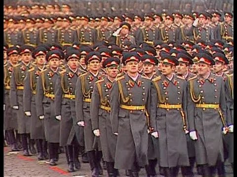 HD Soviet October Revolution Parade, 1986 Part I Парад 7 Ноября