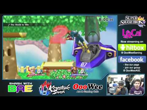 Smash w/ BAE 6 - Corgi (Robin/Rosalina & Luma) Vs. Eazy (DK/Falcon)