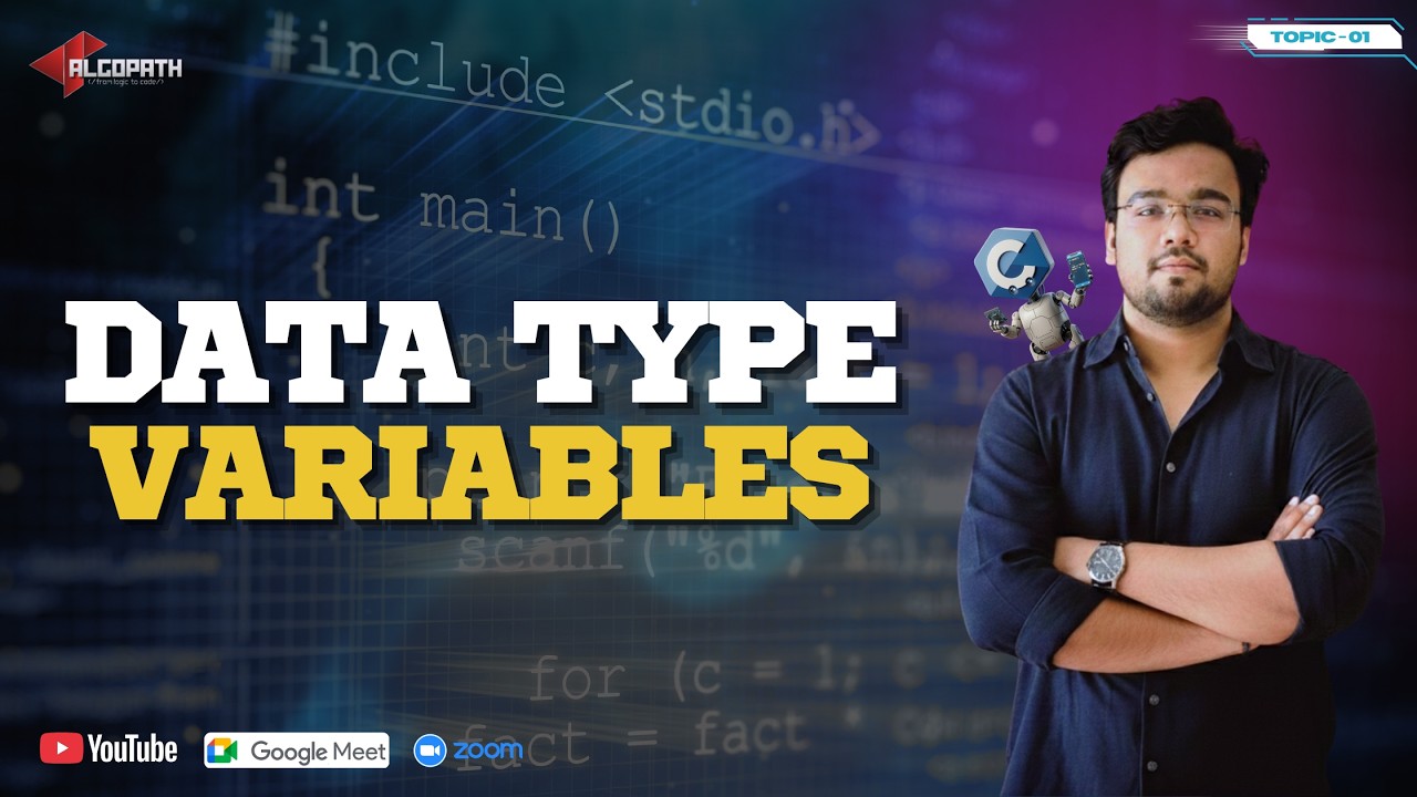 DATA TYPE & VARIABLE in C Programming Language..