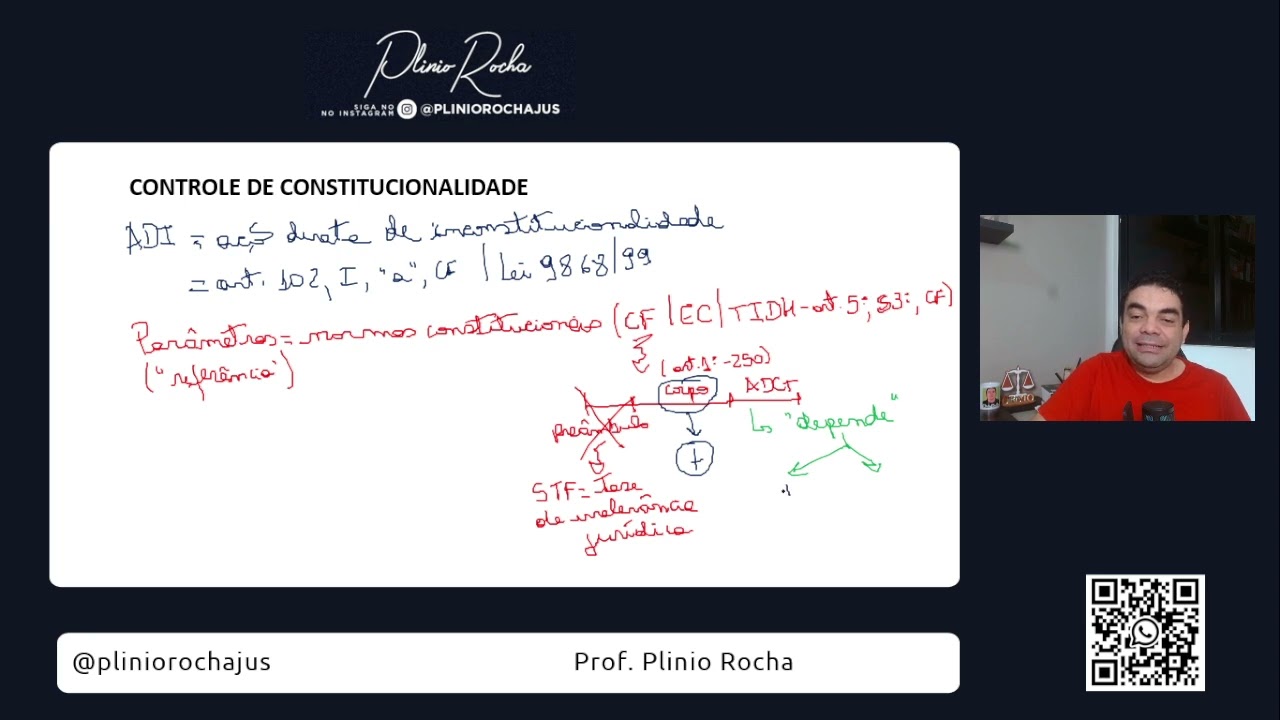Controle de constitucionalidade - Prof.  Plinio Rocha