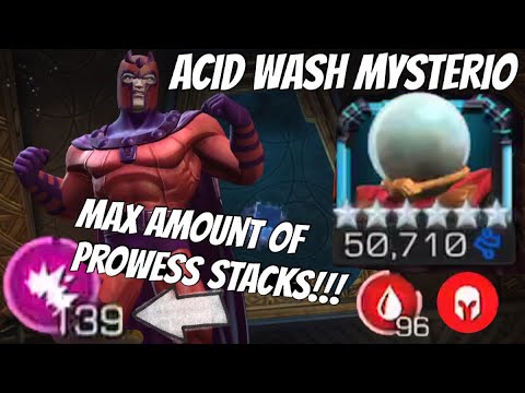 Magneto SOLOs Acid Wash MYSTERIO - MAX Amount of Prowess Test!!!