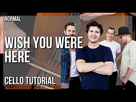 How to play Wish You Were Here by Lukas Graham ft Khalid on Cello (Tutorial)
