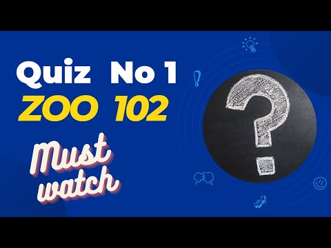 Zoo 102 quiz 1 / correct sokution / today 01-06-2023