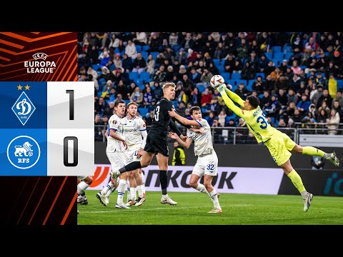 FC DYNAMO KYIV 1:0 FC RFS | HIGHLIGHTS | LABĀKIE MOMENTI | UEFA EUROPA LEAGUE