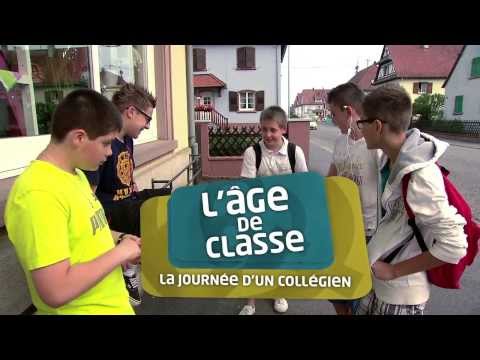 L'âge de classe : la journée d'un collégien (CG67)