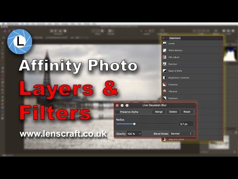 Affinity Photo Tutorial 4: Master using Layers and Filter