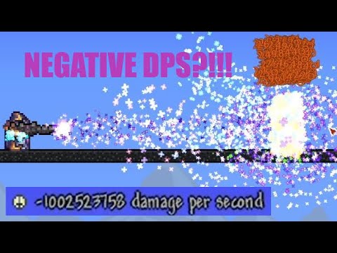 NEGATIVE 1 BILLION Damage (dps) in Terraria?! Terraria mods tmodloader