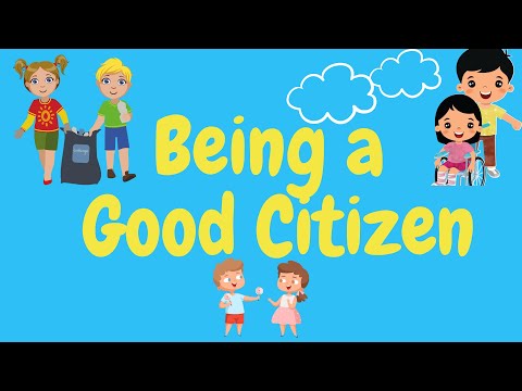 Being a Good Citizen for Kids I  What does it mean to be a good citizen? #charactereducation