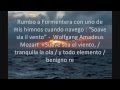 Wolfgang Amadeus Mozart "Soave sia il vento ...