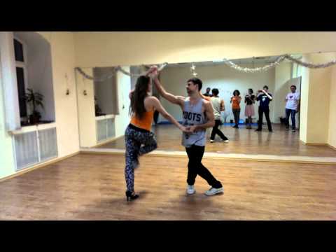 12.25.14 Zouk class (intermediate level) HDF studio