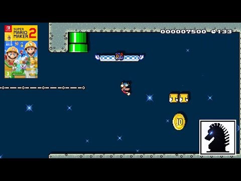 NS Super Mario Maker 2 - Story Mode - Job #36: Upside-Down Stretches