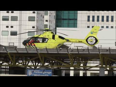 MMT 17992 Rotterdam Airpoort Stijgt 2X Op vanaf het Erasmus medichse Centrum in Rotterdam