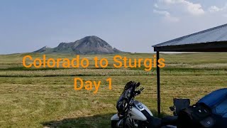 preview picture of video 'Colorado to Sturgis Day 1'