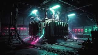 Flicker Grid: Synthwave Through a Failing Power Station | Retro Voltage Vibes