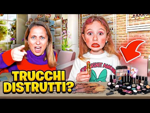 GIORGIA IN CASTIGO! DISTRUGGE I TRUCCHI DI MAMMA CINZIA E LA SCOPRE SI ARRABBIA E MI PUNISCE! PIANGE