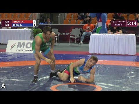 BRONZE GR - 60 kg: G. FERENCZ (HUN) v. E. TORBA (HUN)
